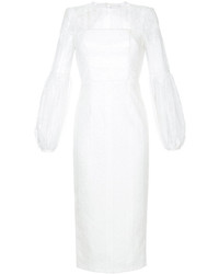 Robe en dentelle blanche Rebecca Vallance