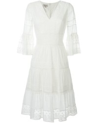 Robe en dentelle blanche Temperley London