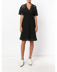 Robe en dentelle noire MCQ