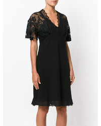 Robe en dentelle noire MCQ