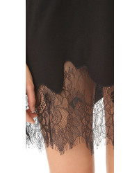 Robe en dentelle noire MCQ