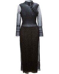 Robe en dentelle noire Christian Dior