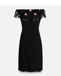 Robe en dentelle noire Christopher Kane