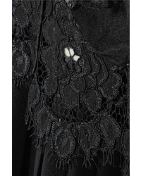 Robe en dentelle noire Marc Jacobs
