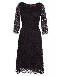 Robe en dentelle noire Hugo Boss