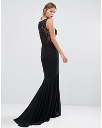 Robe en dentelle noire Jarlo