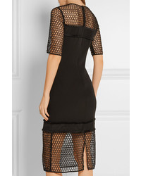 Robe en dentelle noire By Malene Birger