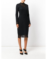 Robe en dentelle noire Ermanno Scervino