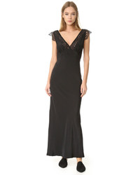 Robe en dentelle noire Jenni Kayne