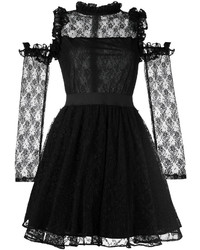 Robe en dentelle noire Manoush