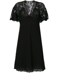 Robe en dentelle noire MCQ