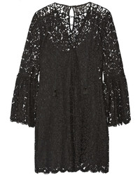 Robe en dentelle noire Rachel Zoe