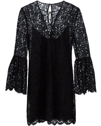 Robe en dentelle noire Rachel Zoe