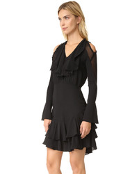 Robe en dentelle noire Yigal Azrouel