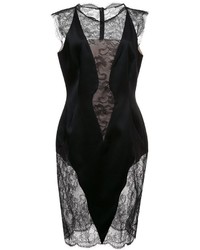 Robe en dentelle noire Ungaro