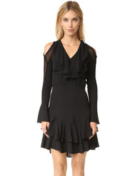 Robe en dentelle noire Yigal Azrouel