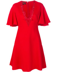 Robe en dentelle rouge Giambattista Valli