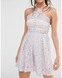 Robe en dentelle violet clair Missguided