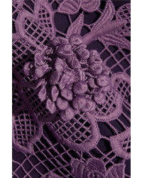 Robe en dentelle violette Anna Sui