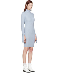 Robe en laine bleu clair Jacquemus