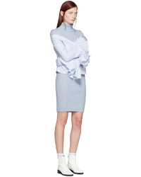 Robe en laine bleu clair Jacquemus