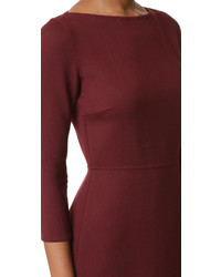 Robe en laine bordeaux Theory