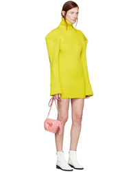 Robe en laine chartreuse Jacquemus