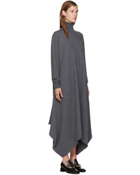 Robe en laine gris foncé Stella McCartney