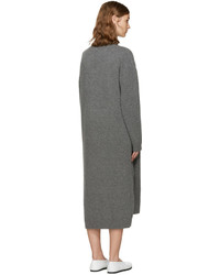 Robe en laine grise Enfold