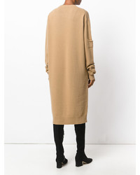 Robe en laine marron clair J.W.Anderson