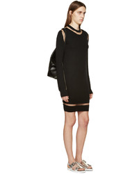 Robe en laine noire MCQ