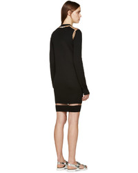 Robe en laine noire MCQ