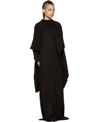 Robe en laine noire Rick Owens Lilies