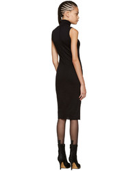 Robe en laine noire Rick Owens Lilies