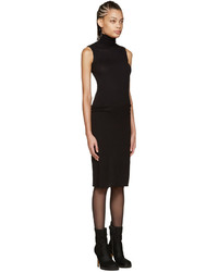 Robe en laine noire Rick Owens Lilies