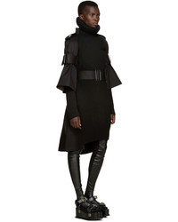 Robe en laine noire Sacai