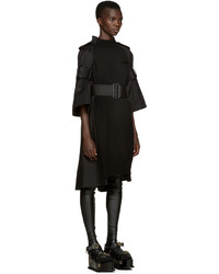 Robe en laine noire Sacai