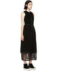 Robe en laine noire Denis Gagnon