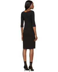 Robe en laine noire Nina Ricci