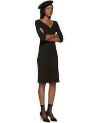 Robe en laine noire Nina Ricci