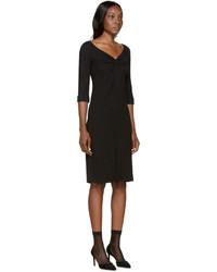 Robe en laine noire Nina Ricci