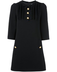 Robe en laine noire Dolce & Gabbana
