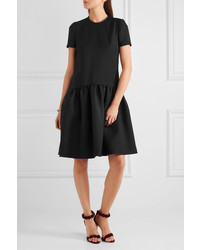 Robe en laine noire Alexander McQueen