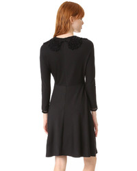 Robe en laine noire Marc Jacobs