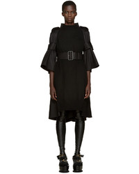 Robe en laine noire Sacai