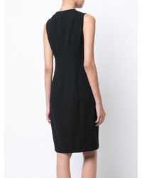 Robe en laine noire Akris