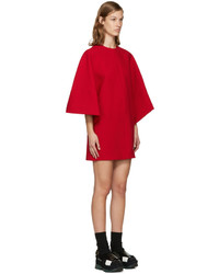 Robe en laine rouge Marni