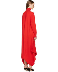Robe en laine rouge Stella McCartney