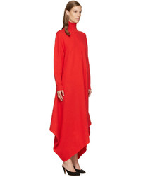 Robe en laine rouge Stella McCartney