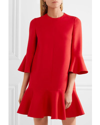 Robe en laine rouge Valentino